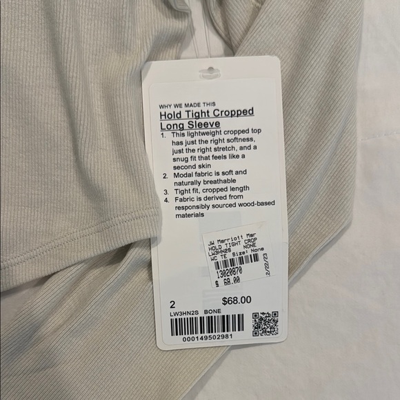 lululemon athletica Cropped Long Sleeve - Picture 2 of 4